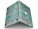 Purple Yellow Green and Blue Stitched Pattern - MacBook Pro with Retina Display Full-Coverage Skin Kit