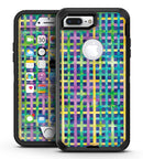 Purple Yellow Green and Blue Stitched Pattern - iPhone 7 Plus/8 Plus OtterBox Case & Skin Kits