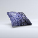 Purple Zooming Lights ink-Fuzed Decorative Throw Pillow