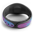 Purple and Blue Paintburst - Decal Skin Wrap Kit for the Disney Magic Band