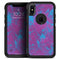 Purple and Blue Paintburst - Skin Kit for the iPhone OtterBox Cases