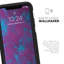 Purple and Blue Paintburst - Skin Kit for the iPhone OtterBox Cases