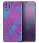 Purple and Blue Paintburst - Premium Vinyl Skin Decal for Samsung Galaxy S25 Ultra, S24, S23, S22 & All Galaxy S Models