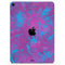Purple and Blue Paintburst - Full Body Skin Decal for the Apple iPad Pro 12.9", 11", 10.5", 9.7", Air or Mini (All Models Available)