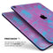 Purple and Blue Paintburst - Full Body Skin Decal for the Apple iPad Pro 12.9", 11", 10.5", 9.7", Air or Mini (All Models Available)