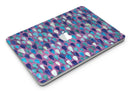 Purple and Blue Upside Down Teardrop Watercolor Pattern - MacBook Air Skin Kit