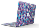 Purple and Blue Upside Down Teardrop Watercolor Pattern - MacBook Air Skin Kit