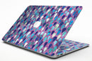 Purple and Blue Upside Down Teardrop Watercolor Pattern - MacBook Air Skin Kit