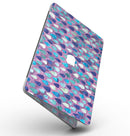 Purple and Blue Upside Down Teardrop Watercolor Pattern - MacBook Pro with Retina Display Full-Coverage Skin Kit