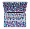 Purple and Blue Upside Down Teardrop Watercolor Pattern - MacBook Pro with Retina Display Full-Coverage Skin Kit