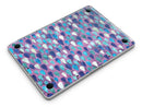Purple and Blue Upside Down Teardrop Watercolor Pattern - MacBook Pro with Retina Display Full-Coverage Skin Kit