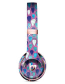 Purple and Blue Upside Down Teardrop Watercolor Pattern Full-Body Skin Kit for the Beats by Dre Solo 3 Wireless Headphones