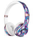 Purple and Blue Upside Down Teardrop Watercolor Pattern Full-Body Skin Kit for the Beats by Dre Solo 3 Wireless Headphones