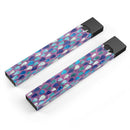 Purple and Blue Upside Down Teardrop Watercolor Pattern - Premium Decal Protective Skin-Wrap Sticker compatible with the Juul Labs vaping device
