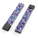 Purple and Blue Upside Down Teardrop Watercolor Pattern - Premium Decal Protective Skin-Wrap Sticker compatible with the Juul Labs vaping device
