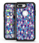 Purple and Blue Upside Down Teardrop Watercolor Pattern - iPhone 7 Plus/8 Plus OtterBox Case & Skin Kits