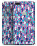 Purple and Blue Upside Down Teardrop Watercolor Pattern - Skin-kit for the iPhone 8 or 8 Plus