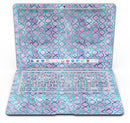 Purple and Blue Watercolor Helix Pattern - MacBook Air Skin Kit