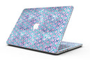 Purple and Blue Watercolor Helix Pattern - MacBook Pro with Retina Display Full-Coverage Skin Kit