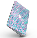Purple and Blue Watercolor Helix Pattern - MacBook Pro with Retina Display Full-Coverage Skin Kit