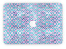 Purple and Blue Watercolor Helix Pattern - MacBook Pro with Retina Display Full-Coverage Skin Kit