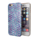 Purple and Blue Watercolor Helix Pattern iPhone 6/6s or 6/6s Plus 2-Piece Hybrid INK-Fuzed Case