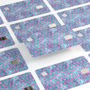 Purple and Blue Watercolor Helix Pattern - Premium Protective Decal Skin-Kit for the Apple Credit Card