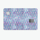 Purple and Blue Watercolor Helix Pattern - Premium Protective Decal Skin-Kit for the Apple Credit Card