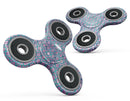 Purple and Blue Watercolor Helix Pattern Full-Body Fidget Spinner Skin-Kit
