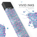 Purple and Blue Watercolor Helix Pattern - Premium Decal Protective Skin-Wrap Sticker compatible with the Juul Labs vaping device