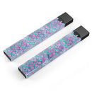 Purple and Blue Watercolor Helix Pattern - Premium Decal Protective Skin-Wrap Sticker compatible with the Juul Labs vaping device