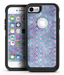 Purple and Blue Watercolor Helix Pattern - iPhone 7 or 8 OtterBox Case & Skin Kits