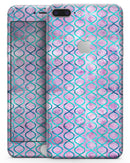 Purple and Blue Watercolor Helix Pattern - Skin-kit for the iPhone 8 or 8 Plus