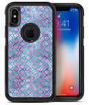 Purple and Blue Watercolor Helix Pattern - iPhone X OtterBox Case & Skin Kits