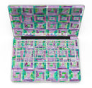 Purple and Green Watercolor Patchwork - MacBook Pro with Retina Display Full-Coverage Skin Kit