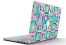 Purple and Green Watercolor Patchwork - MacBook Pro with Retina Display Full-Coverage Skin Kit