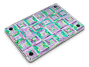 Purple and Green Watercolor Patchwork - MacBook Pro with Retina Display Full-Coverage Skin Kit