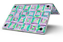 Purple and Green Watercolor Patchwork - MacBook Pro with Retina Display Full-Coverage Skin Kit