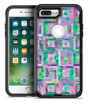 Purple and Green Watercolor Patchwork - iPhone 7 Plus/8 Plus OtterBox Case & Skin Kits