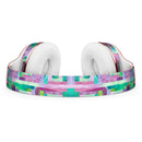 Purple and Green Watercolor Patchwork Full-Body Skin Kit for the Beats by Dre Solo 3 Wireless Headphones