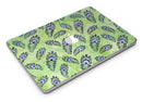 Purple and Green Watercolor Peacock Feathers - MacBook Air Skin Kit
