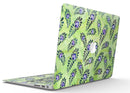 Purple and Green Watercolor Peacock Feathers - MacBook Air Skin Kit