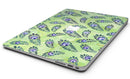 Purple and Green Watercolor Peacock Feathers - MacBook Air Skin Kit