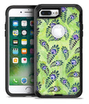 Purple and Green Watercolor Peacock Feathers - iPhone 7 Plus/8 Plus OtterBox Case & Skin Kits