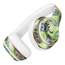 Purple and Green Watercolor Peacock Feathers Full-Body Skin Kit for the Beats by Dre Solo 3 Wireless Headphones