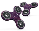 Purple and Orange Geometric Shapes Full-Body Fidget Spinner Skin-Kit