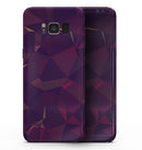 Purple and Orange Geometric Shapes - Samsung Galaxy S8 Full-Body Skin Kit