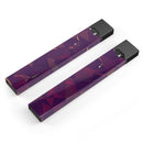 Purple and Orange Geometric Shapes - Premium Decal Protective Skin-Wrap Sticker compatible with the Juul Labs vaping device