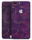 Purple and Orange Geometric Shapes - Skin-kit for the iPhone 8 or 8 Plus
