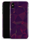 Purple and Orange Geometric Shapes - iPhone X Clipit Case